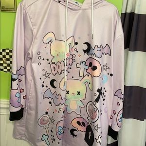 Kawaiii pastel goth hoodie